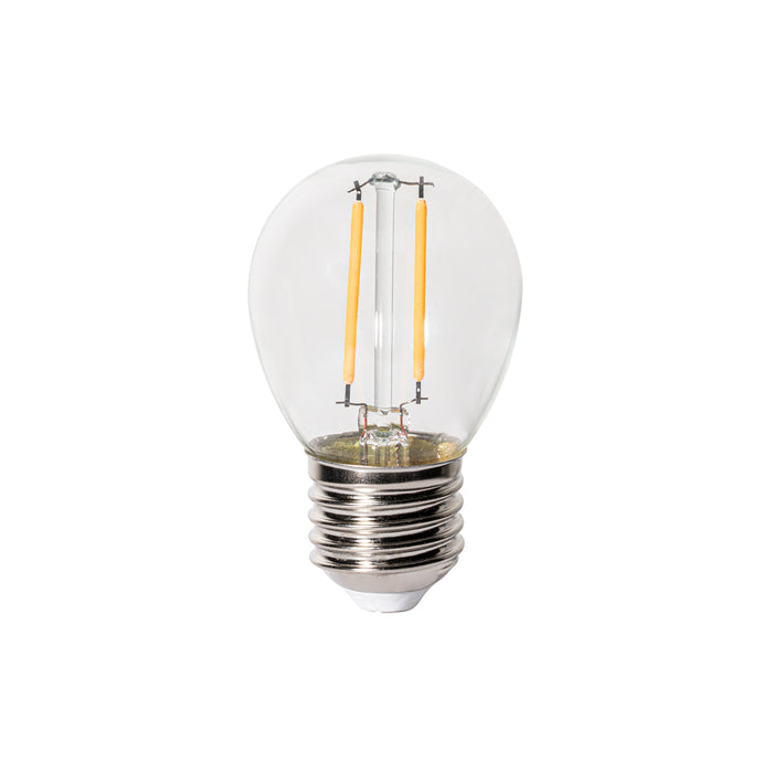LUEDD E27 dimbare LED lamp P45 helder glas 3W 350 lm 2200K
