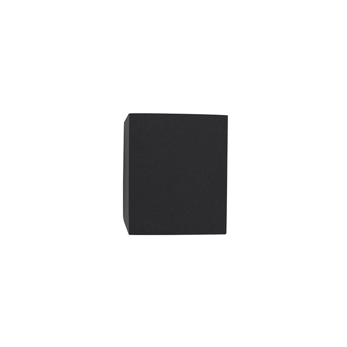 QAZQA Set van 3 smart wandlampen zwart GU10 50mm IP44 - Baleno