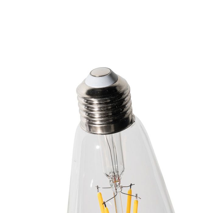 LUEDD Set van 5 E27 dimbare LED lampen ST64 clear 5W 600 lm 2700K