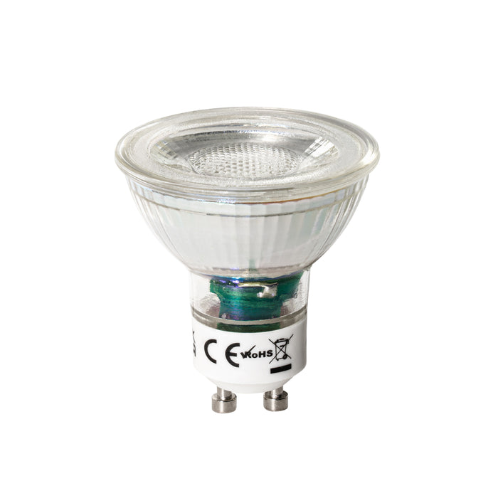 LUEDD Set van 5 GU10 3-staps dimbare LED lampen 7W 600 lm 2700K