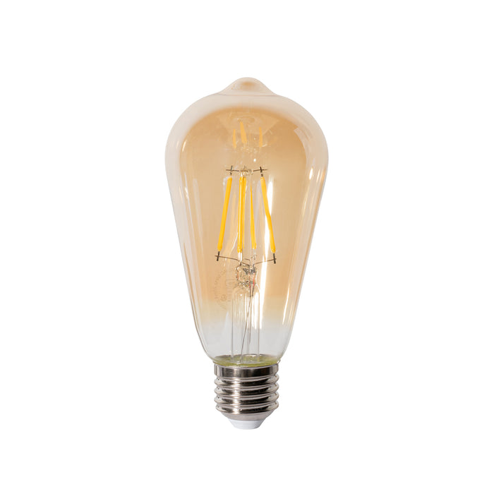 LUEDD E27 dimbare LED lamp ST64 goud 5W 450 lm 2700K