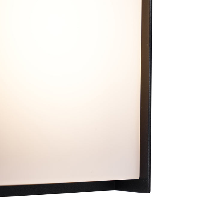 QAZQA Moderne buiten wandlamp zwart incl. LED IP65 - Packet