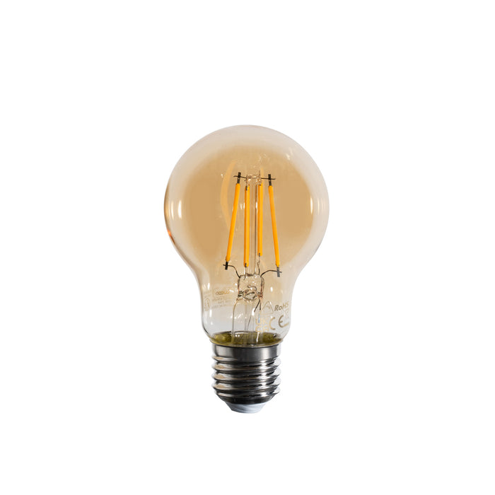 LUEDD Set van 5 E27 dimbare LED lampen A60 goud 4W 420 lm 2200K