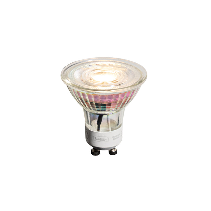 LUEDD GU10 50mm dimbare LED lamp helder 4.9W 450 lm 2700K
