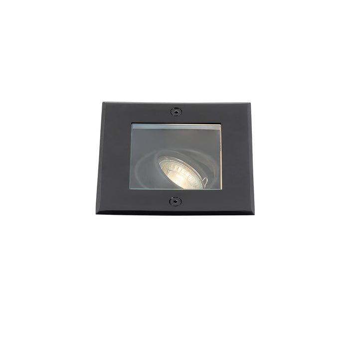 QAZQA Smart grondspot zwart verstelbaar IP65 RGBW incl. Wifi GU10