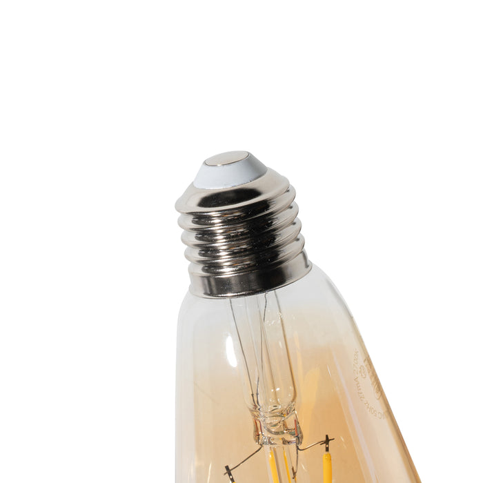 LUEDD Set van 5 E27 dimbare LED lampen ST64 goud 5W 450 lm 2700K
