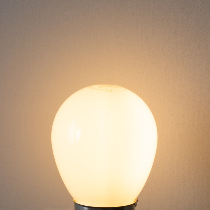 LUEDD E27 dimbare LED lamp P45 opaal glas 3W 250 lm 2200K