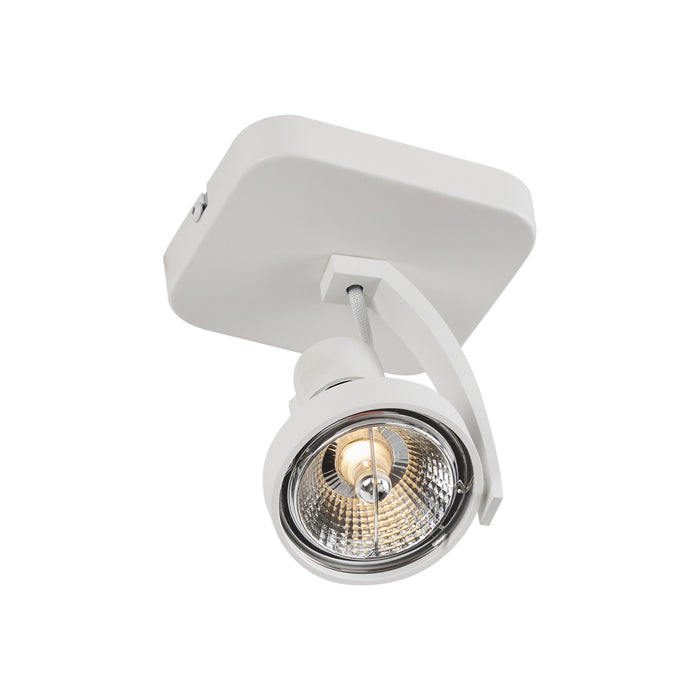 QAZQA Design plafondspot wit GU10 70mm draai- en kantelbaar - Vo