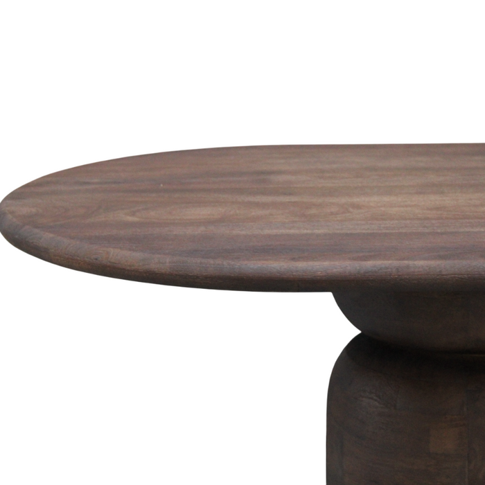 Old Inn - Eettafel Lissabon ovaal kolompoot 240cm