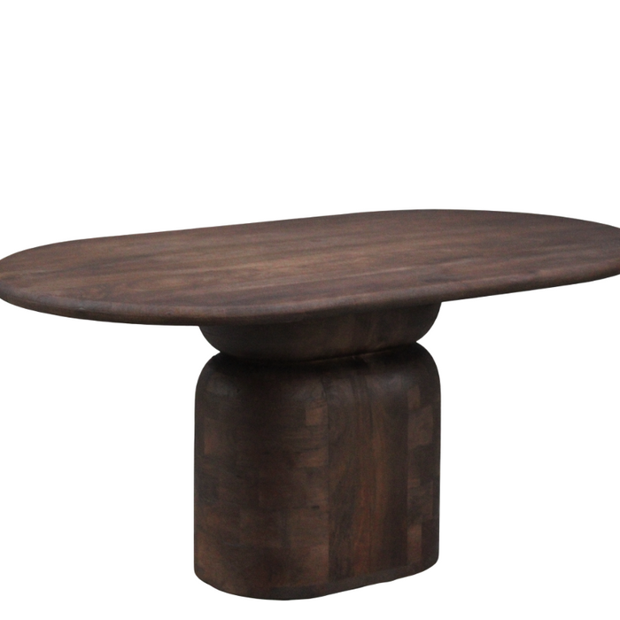 Old Inn - Eettafel Lissabon ovaal kolompoot 240cm