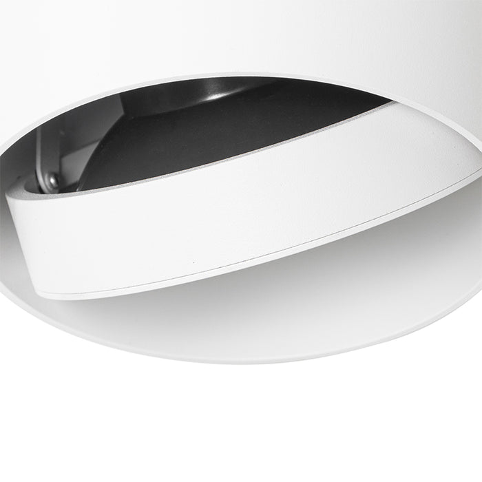 QAZQA Smart opbouwspot wit draai- en kantelbaar incl. Wifi GU10 111mm