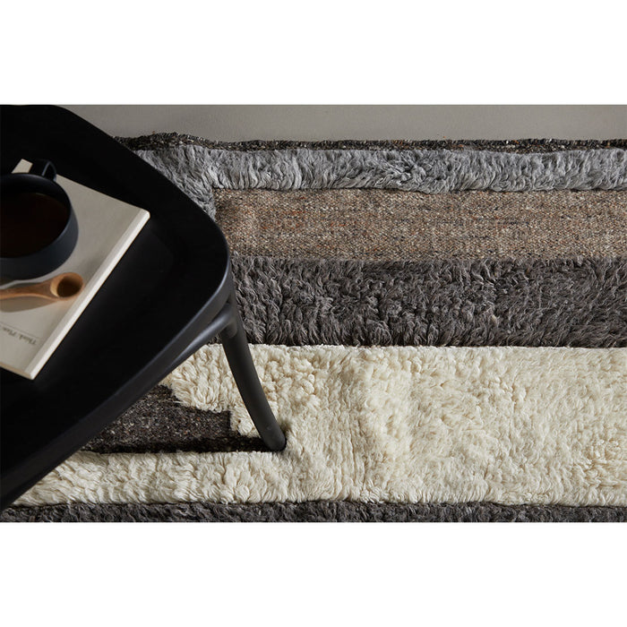 Hioshop Vincent vloerkleed 350x252cm wit.