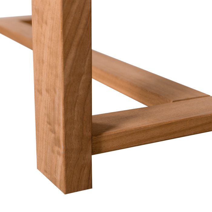 WOOOD Banco Salontafel Tuin - Hout| Metaal - Naturel - 42x122x68