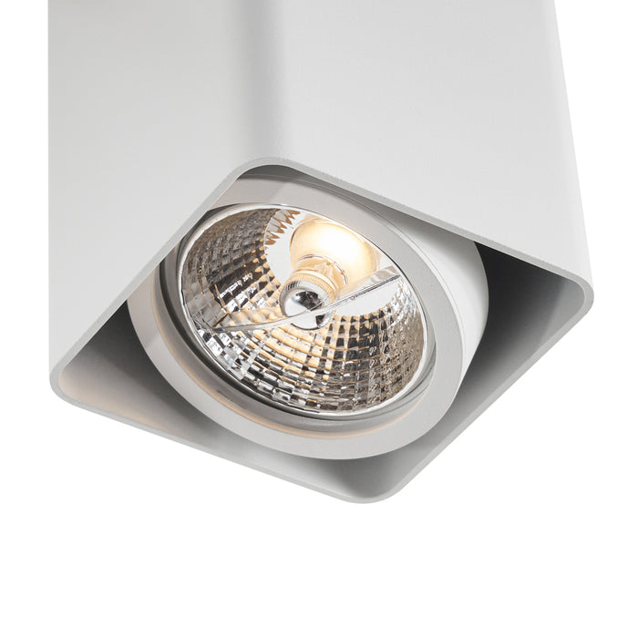 QAZQA Design opbouwspot wit GU10 70mm draai- en kantelbaar - Vox