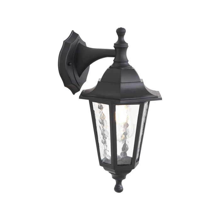 QAZQA Klassieke buiten wandlamp zwart IP44 - New Haven Hammered