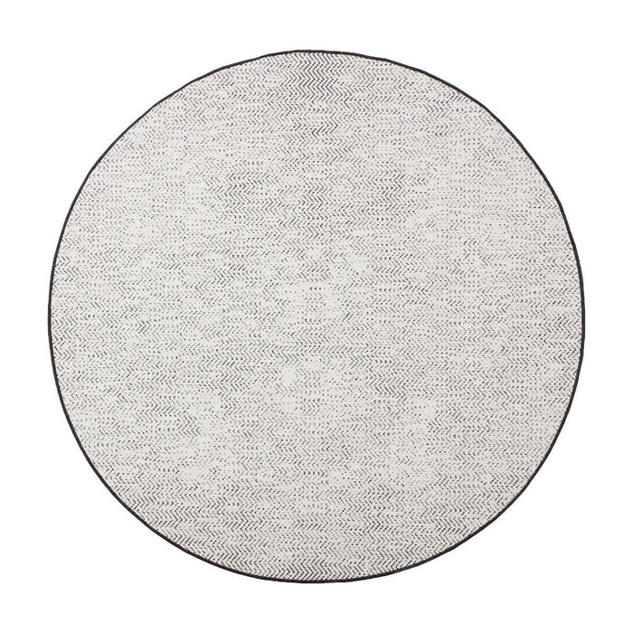 Eva Interior Buitenkleed Dahl Rond - Zwart - Dubbelzijdig