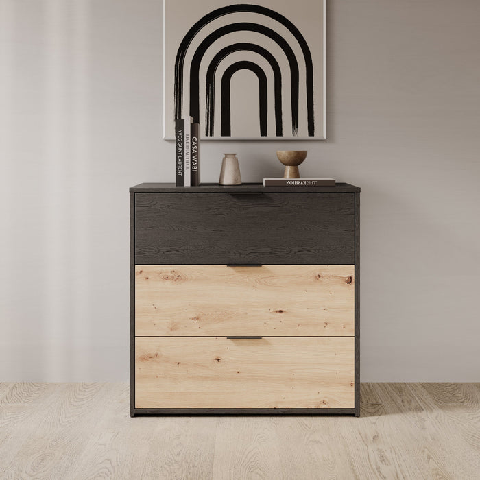 Meubella - Ladekast Augustus - Eiken - 80 cm