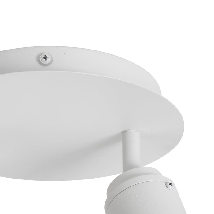 QAZQA Moderne badkamer spot wit 2-lichts IP44 - Ducha