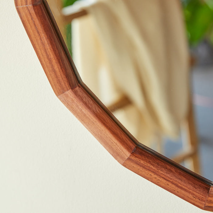 Tikamoon - Spiegel in massief palissanderhout 80x70 cm Jade