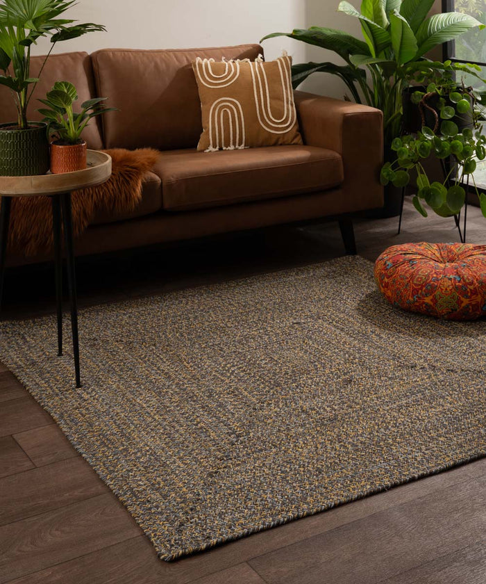 Boho&me Vloerkleed katoen vierkant - Joy multi - 150x150 cm