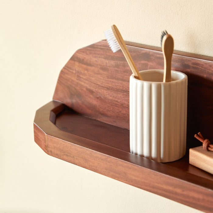 Tikamoon - Badkamerwandplank in massief palissanderhout 60 cm