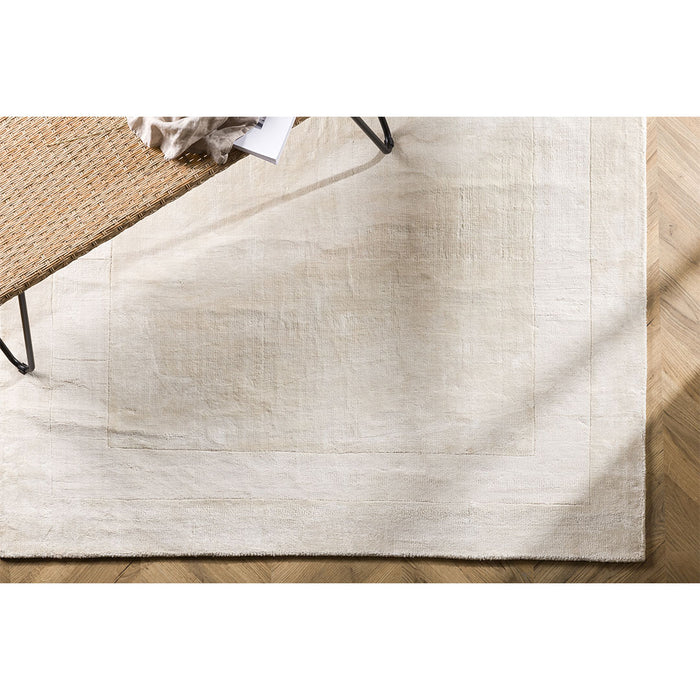 Hioshop Boston vloerkleed 230x162cm wit.