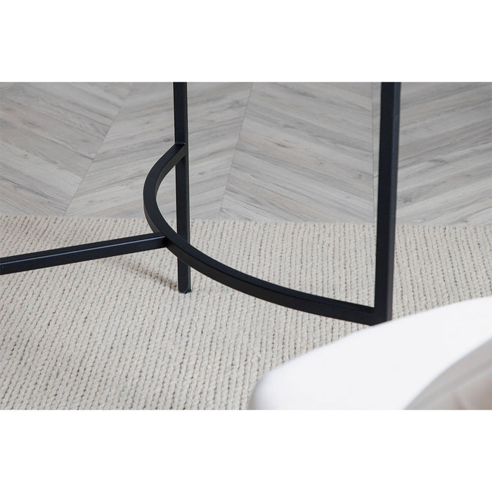 Hioshop Marta vloerkleed 350x250cm wit.