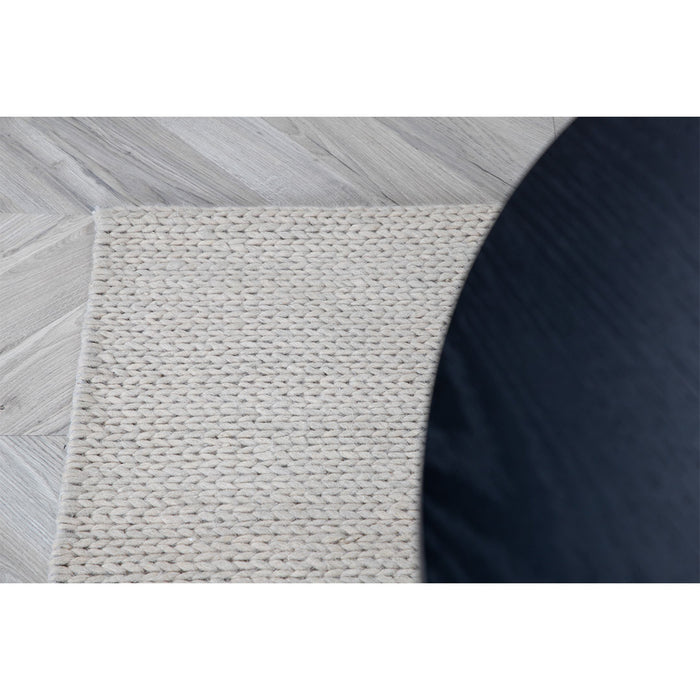 Hioshop Marta vloerkleed 350x250cm wit.