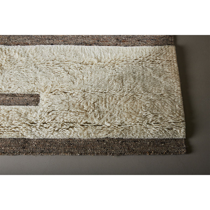 Hioshop Vincent vloerkleed 300x202cm wit.