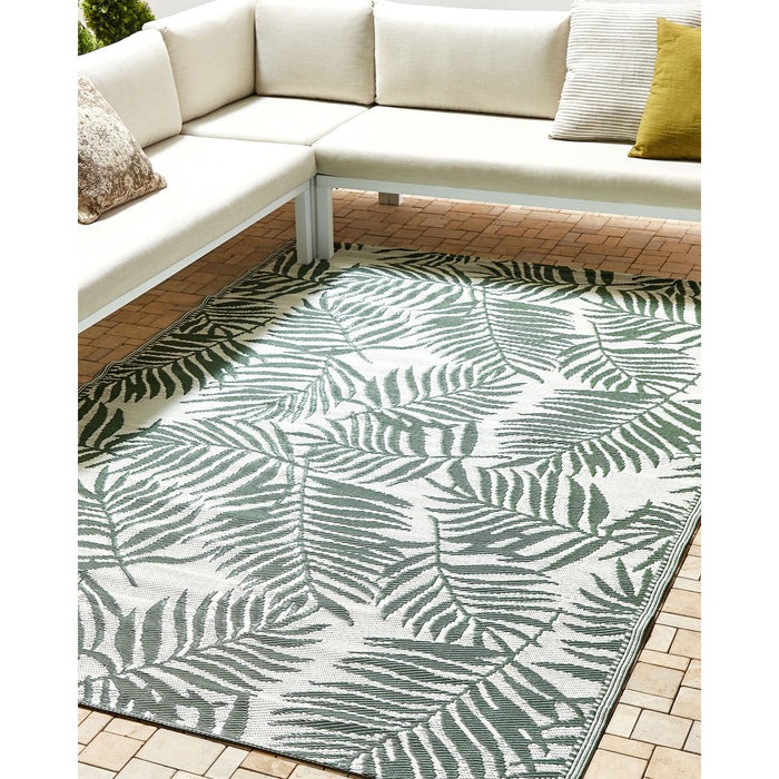 Beliani-KOTA-Outdoor kleed-Donkergroen-180 x 270 cm-Polypropyleen
