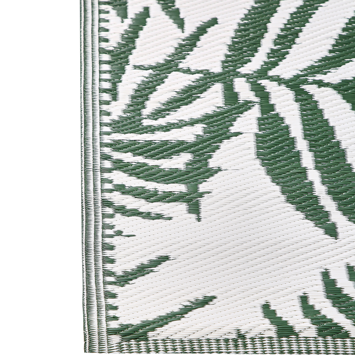 Beliani-KOTA-Outdoor kleed-Donkergroen-180 x 270 cm-Polypropyleen