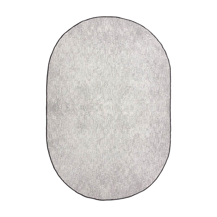 Eva Interior Buitenkleed Dahl Ovaal - Zwart - Dubbelzijdig