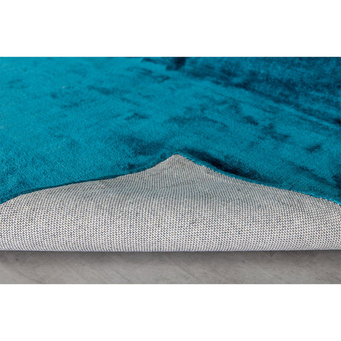 Hioshop Indra vloerkleed 242x171cm turkoois.