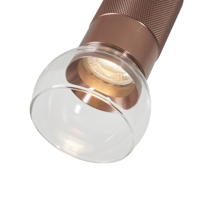 QAZQA Moderne plafondspot donker brons draai- en kantelbaar - Veerle