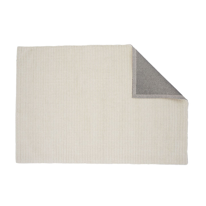 Hioshop Milton vloerkleed 300x202cm wit.