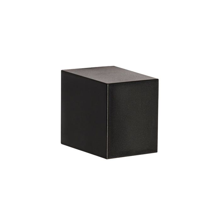 QAZQA Smart buiten wandlamp zwart IP65 incl. Wifi GU10 50mm - Baleno