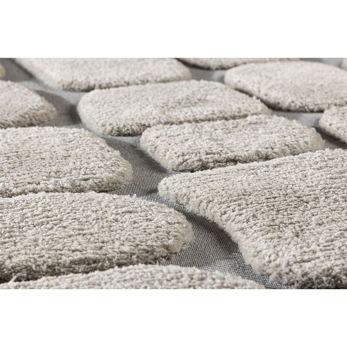 Hioshop Octavius vloerkleed 160x230 cm beige.