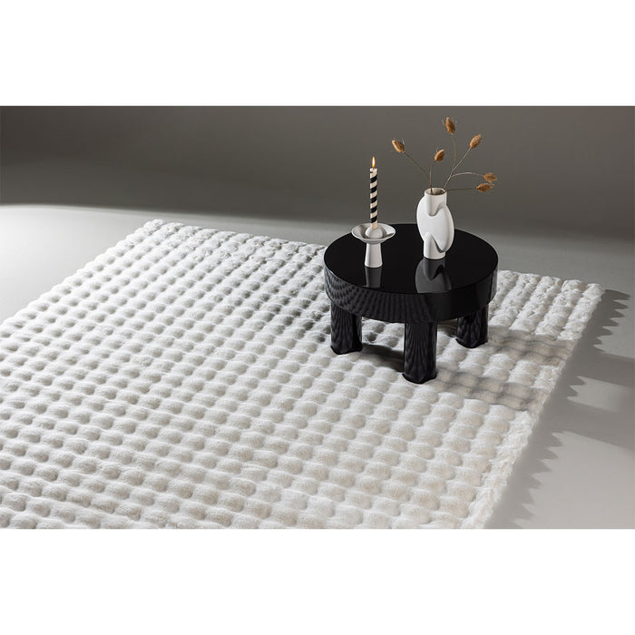 Hioshop Novis vloerkleed 160x230 cm wit.