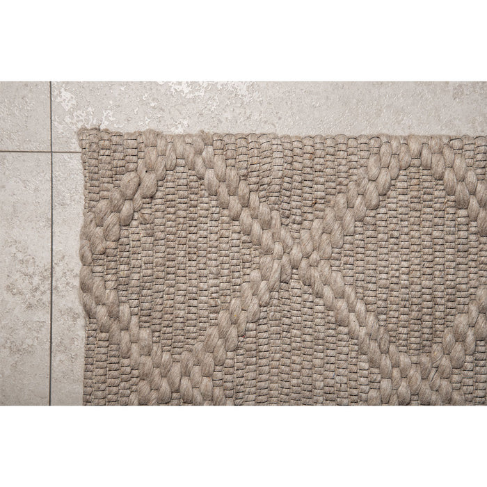Hioshop Cloudy vloerkleed 300x200cm beige.