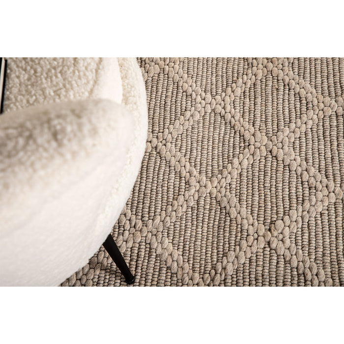 Hioshop Cloudy vloerkleed 300x200cm beige.