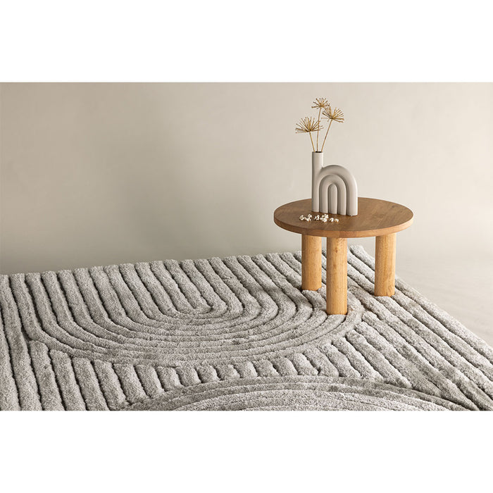 Hioshop Niklas vloerkleed 290x200cm grijs.