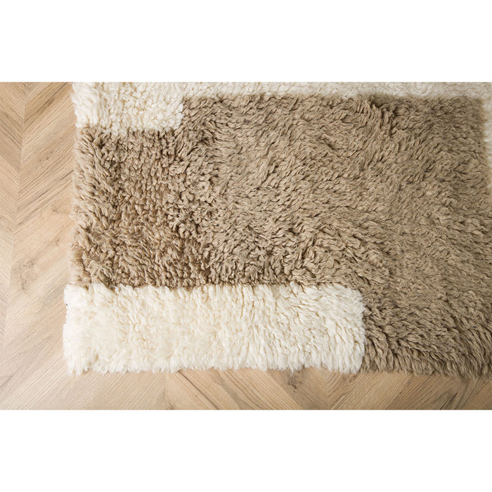 Hioshop Nestor vloerkleed 300x202cm wit.