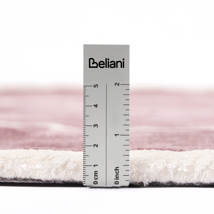 Beliani - KANRACH - Vloerkleed - Roze - 200 x 200 cm - Viscose