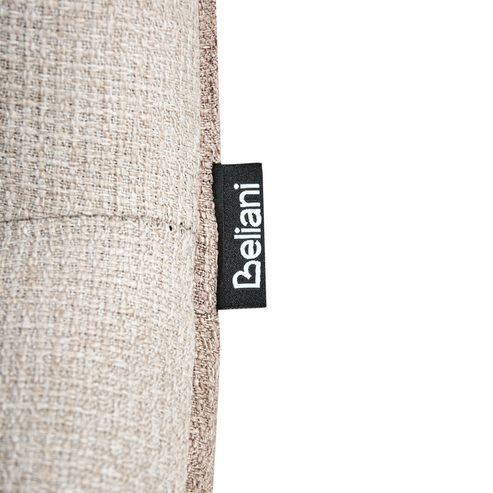 Beliani - LORIDA - Eetkamerstoel set van 2 - Beige - Stof