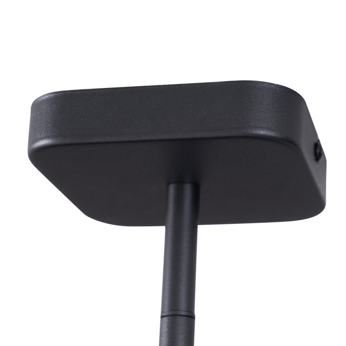 QAZQA Moderne plafondspot zwart rond GU10 35mm draai- en kantelbaar -