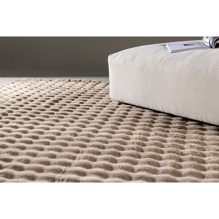 Hioshop Novis vloerkleed 200x290 cm beige.