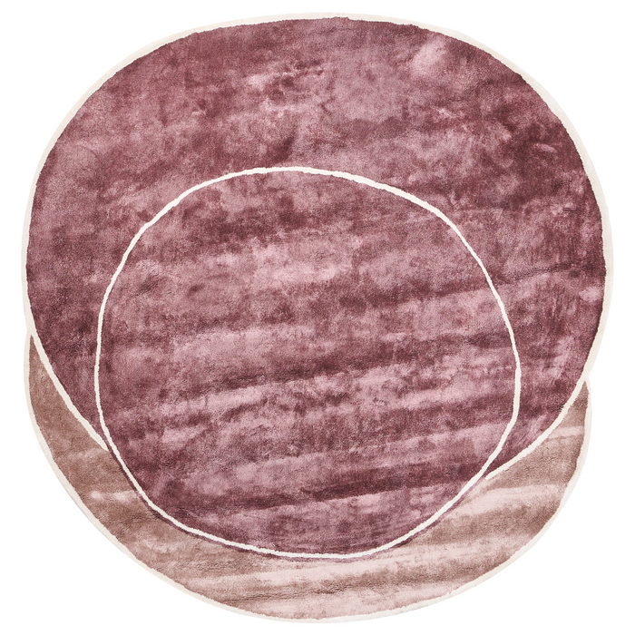 Beliani - KANRACH - Vloerkleed - Roze - 200 x 200 cm - Viscose