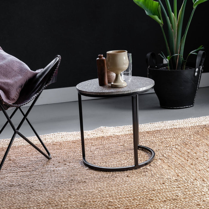 Eva Interior- Jute Vloerkleed Rechthoek Naturel|Wit