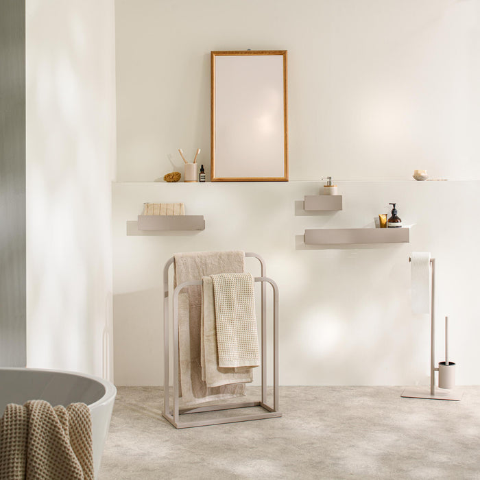 Sealskin Brix Vrijstaand Handdoekrek Gebogen - Greige