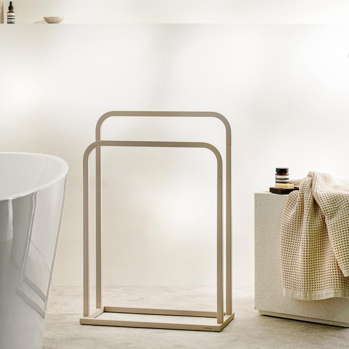 Sealskin Brix Vrijstaand Handdoekrek Gebogen - Greige